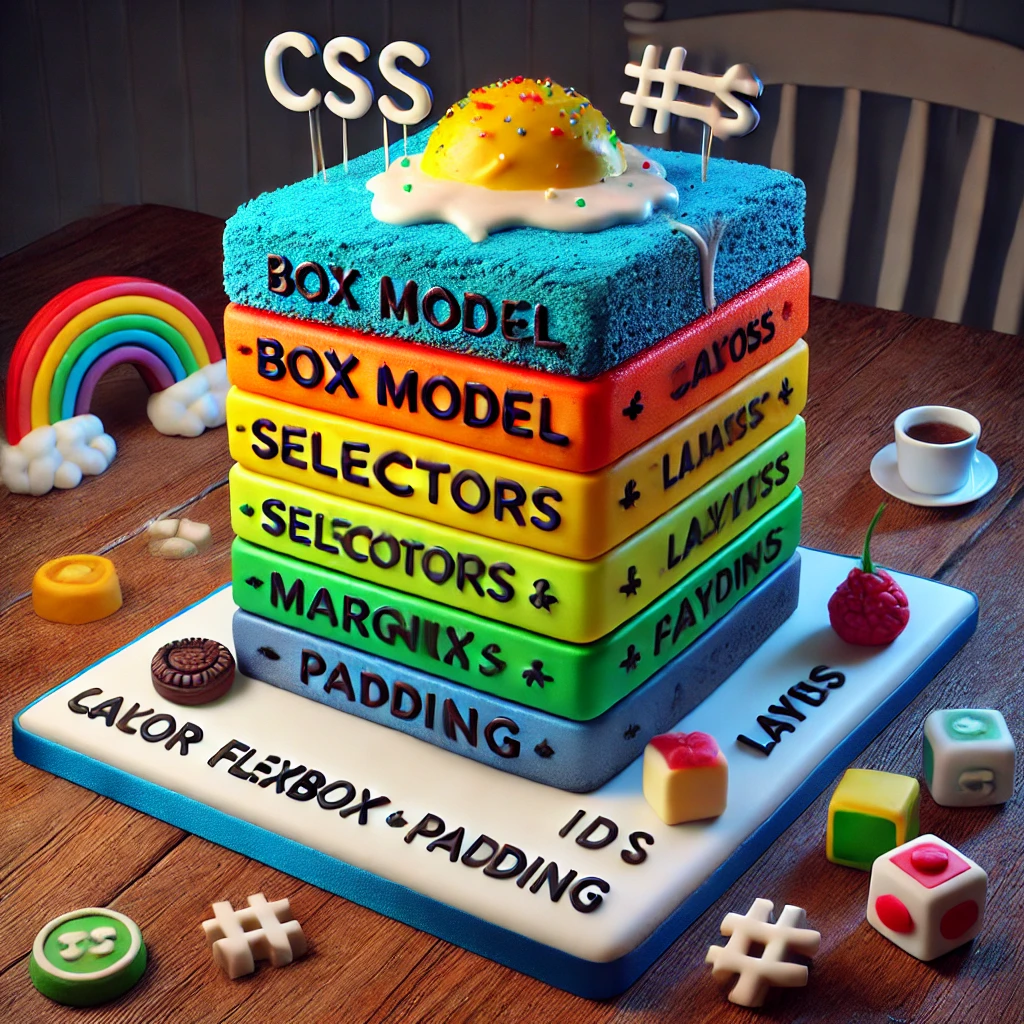 CSS Rainbow Cake