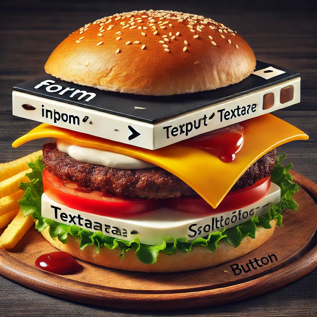 HTML Form Burger